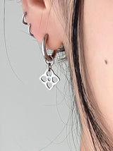 フラワーパターンピアス/flower pattern earring