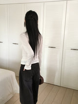Pepo O-Ring Slit Warmer Long Sleeve T-Shirt