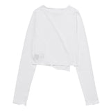 ダイアゴナルロングTシャツ