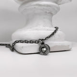バレットバック ネックレス / Bullet Back Necklace_dark silver
