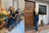 ワイドフィットスリットデニムパンツ / WIDE FIT SLIT DENIM PANTS [16627]