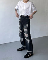 ソーオーバービンテージデニムパンツ / SO Over Vintage Denim Pants (Black)