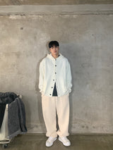 [Wool] Button hood cardigan (4color)