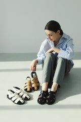 オラフラットサンダル / OLA FLAT SANDALS_3COLORS