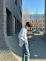 LMN シグナルモダンフィットプレーンシャツ / LMN Signal Modern Fit Plain Shirt (4 colors)