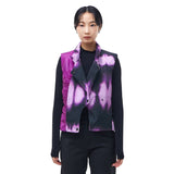 カラーコントラストダウンベスト/Colour Contrast Down Vest _ Purple