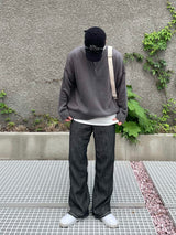 モカラウンドボタンニット/MOCA ROUND BUTTON KNIT(6COLOR)
