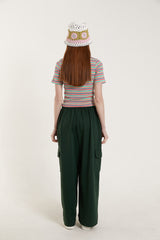 マルチカラーストライプTシャツ/MULTI COLOR STRIPE T.SHIRT