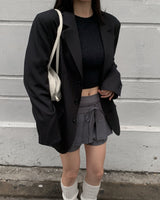 (Unisex) Button over jacket