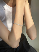 [92.5silver] pleats bracelet