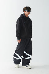 ニューポットXリフレクティブトラックパンツ / BSR2223FWPT026 NEW POT-X REFLECTIVE TRACK PANTS BLACK