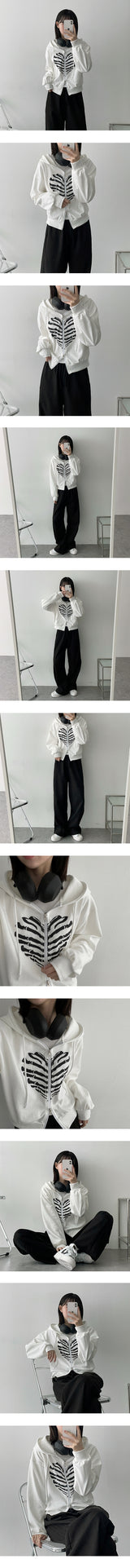 ゴールハートトゥウェイフードジップアップ/Goals Heart to Way Hooded Zip-Up