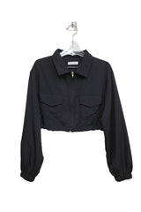 コアストリングボンバージャケット / Core string bomber jacket jk (2 colors)