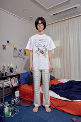 Messy room tee ( WHITE ) (6594953707638)