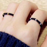 レターリング1 / [CCNMADE] LETTER RING 1 (Black&Gold)