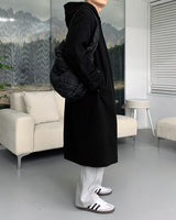 AZロングウールフードコート/AZ Long Wool Hooded Coat (3 colors)