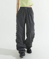 Side Shirring String Pants