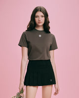 DVRK PRIVÉ SECRET JARDIN LOGO BABY TEE - DARK GREY