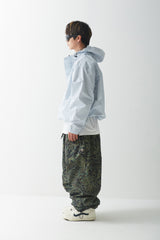 ワイドフーディージャケット/BSR2223FWJK048 WIDE HOODED JACKET SKY