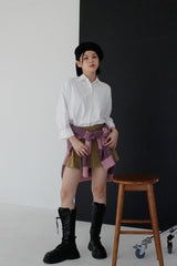 ピーチボクシーシャツ/Peach Boxy Shirt (4color)