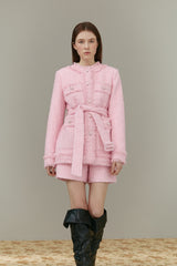 Pocket tweed jacket