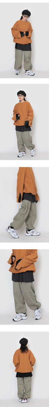 ナイロンストリングワイドパンツ / Nylon String Wide Pants