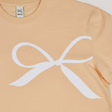 ペールオレンジリボンTシャツ