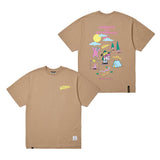 ハンティングオーバーサイズTシャツ / HUNTING OVERSIZED T-SHIRTS LIGHT BROWN / BLACK