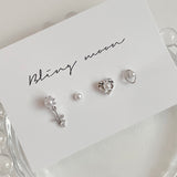 [4 set] innocent pearl piercing set
