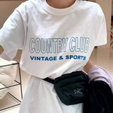 Country club short sleeve tshirt  - t