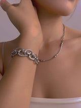 hoop link bracelet