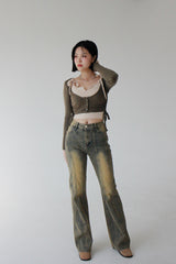 スワンプデニムパンツ/Swamp Denim Pants