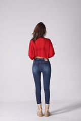 シースルークロップTシャツ / TOP(4863) see-through crop Tee