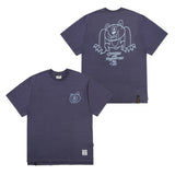 22 INSANE BEAR OVERSIZED T-SHIRTS JUNGLE GREEN / DEEP PURPLE (6692809539702)