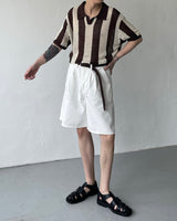 SI ホワイトツータックショーツ / SI White Two Tuck Shorts (S–L)