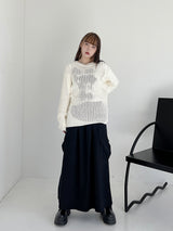 ロペマップニット/Rope Map Knit (2color)