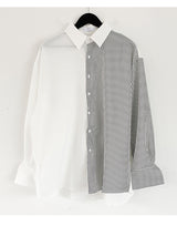 Striped Panel Shirt (6595754295414)