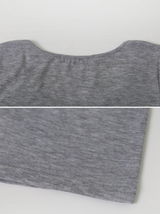 スリムフィットリボンエンブロイダリーTシャツ