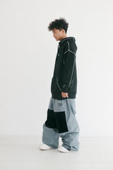 BSRBTステッチパーカー / BSR2223FWPO066 BSRBT STITCH HOODIE BLACK