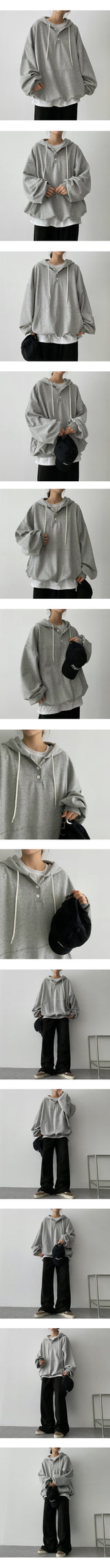 サンバーボキシーボタンフードアノラック / San Burboxy Button Hood Anorak