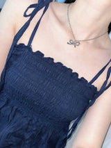 basic ribbon Necklace