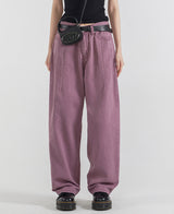 （UNISEX）ダーツピンタックカラーデニム