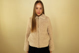 Snowflake fur jacket
