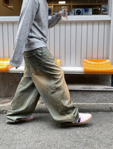 No.0489 coating denim balloon PT (3color)
