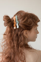 Wavy marble hairpin (2colors)