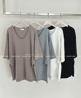 ハウス ルーズフィットナッピングインナー半袖Tシャツ