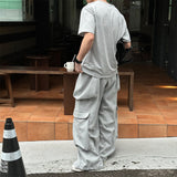 [BASIC ITEM] エコuネックハーフTシャツ(5color)