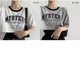 スリーブレスレイヤードショートスリーブTシャツ