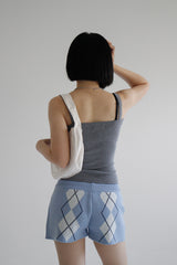 アーガイルニットショートパンツ / Argyle Knit Short Pants (3color)