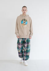 ロイヤルフリースベアラビットジョガーパンツ / BSR2223FWPT073 ROYAL FLEECE JOGGER PANTS BEAR RABBIT DARK CHECK